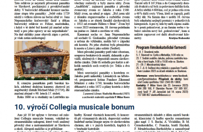 10. výročí Collegia musicale bonum / 2023